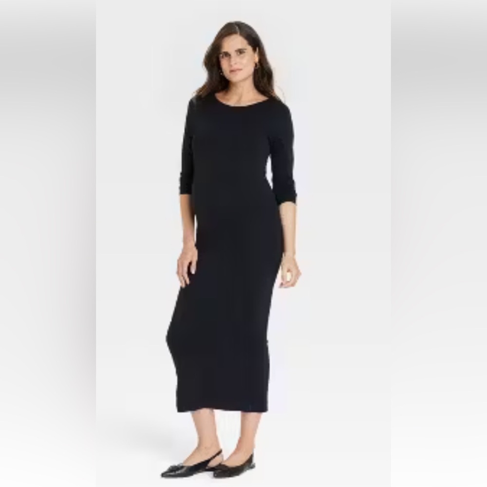 Isabel by Ingrid & Isabel Long Sleeve Maternity Wrap Sweater Dress Size XL